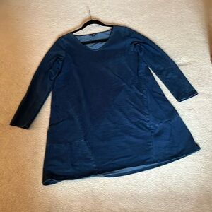 J Jill stretchy denim tunic/dress did PS